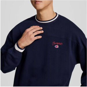 Champion Men's Small Loose Navy University Sweatshirt NWT